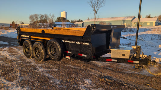 2025 Southland SL714-16k 8-ton Dump Trailer