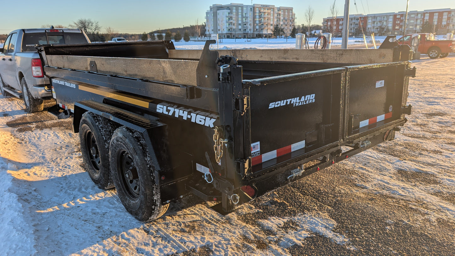 2025 Southland SL714-16k 8-ton Dump Trailer